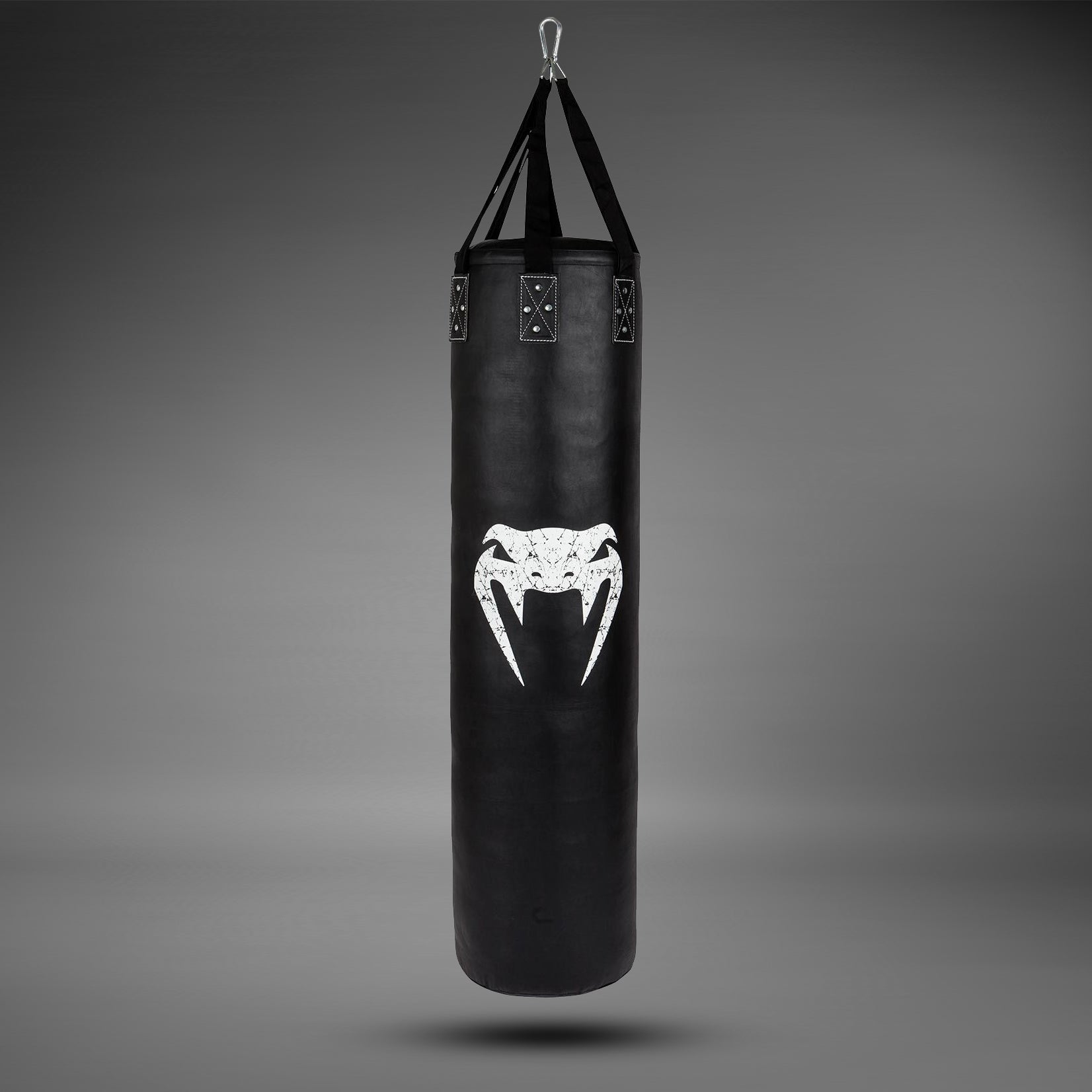 Venum Challenger boxovací pytel + stropní hák - černobílý - plněný - 130cm