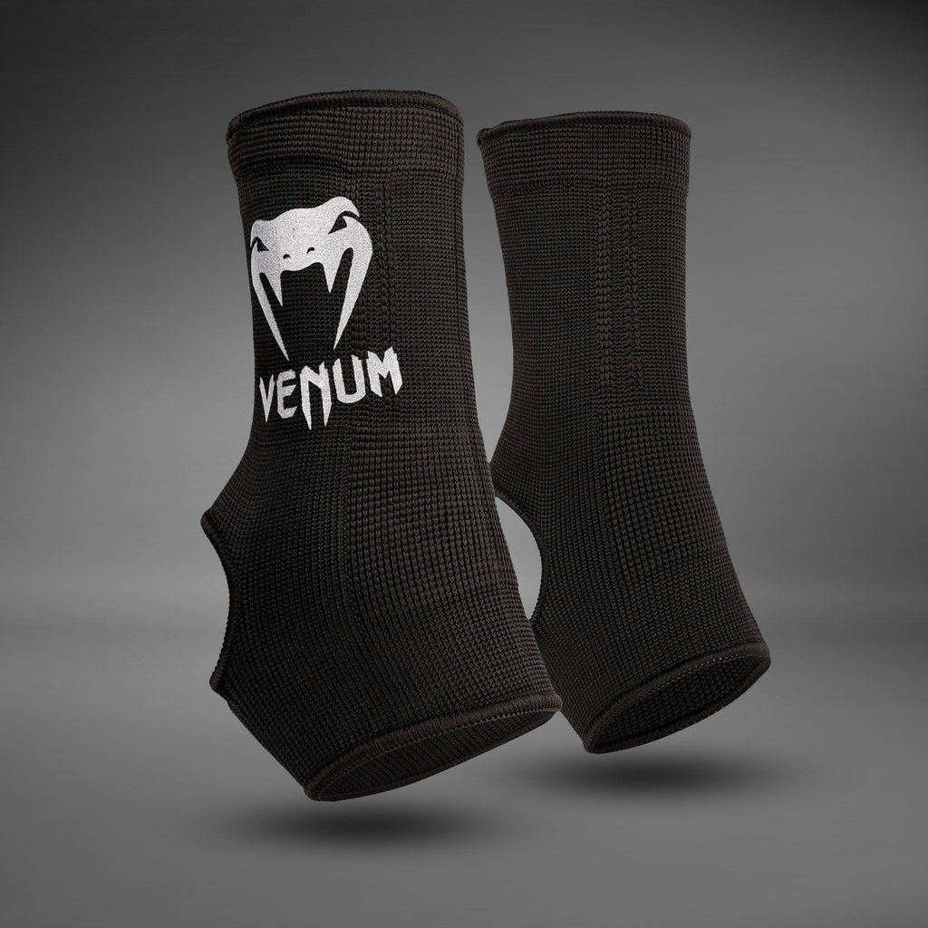 Chrániče kotníků Venum Kontact - černostříbrné