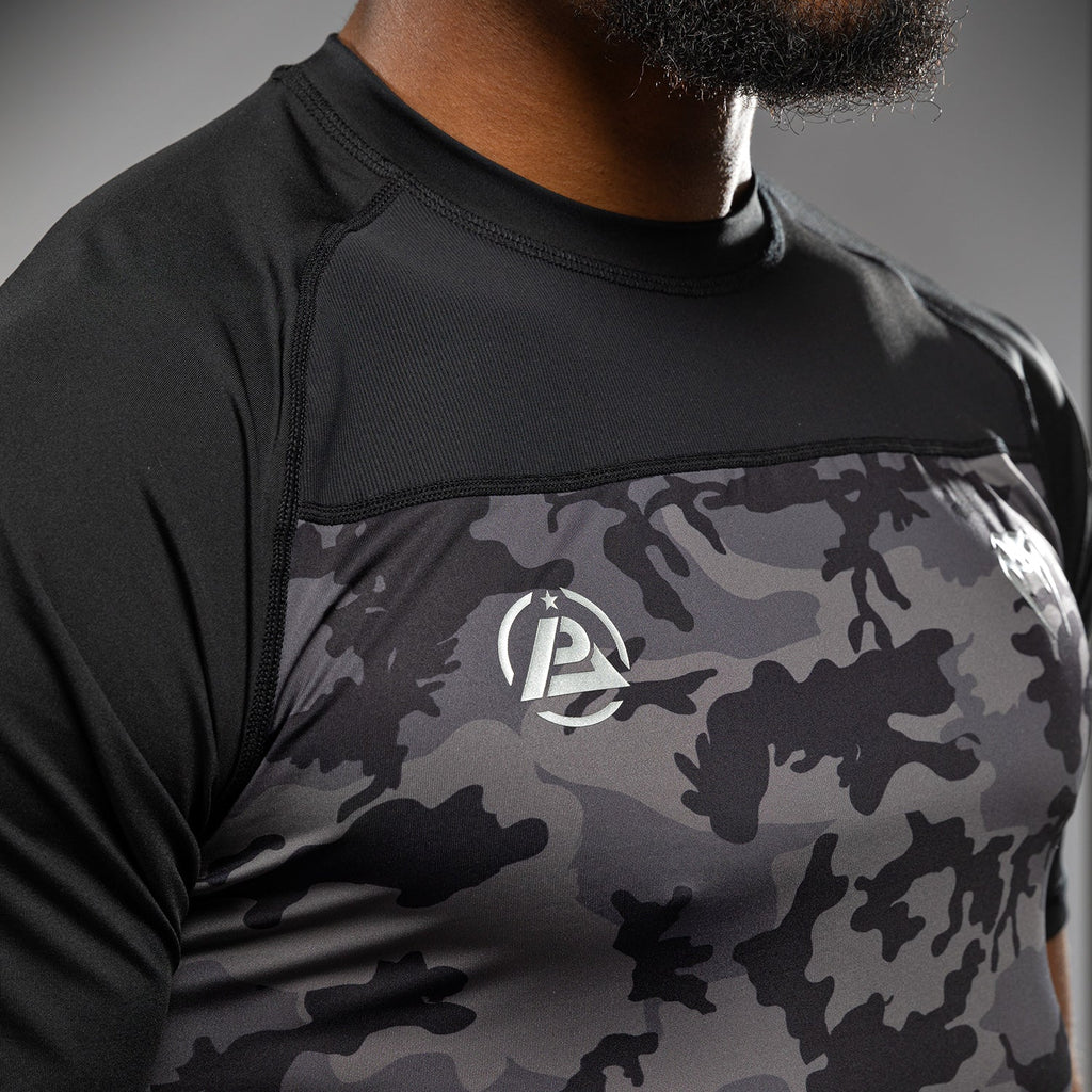 Venum x Polaris Dry-Tech Tričko - Černá/Bouřkově šedá