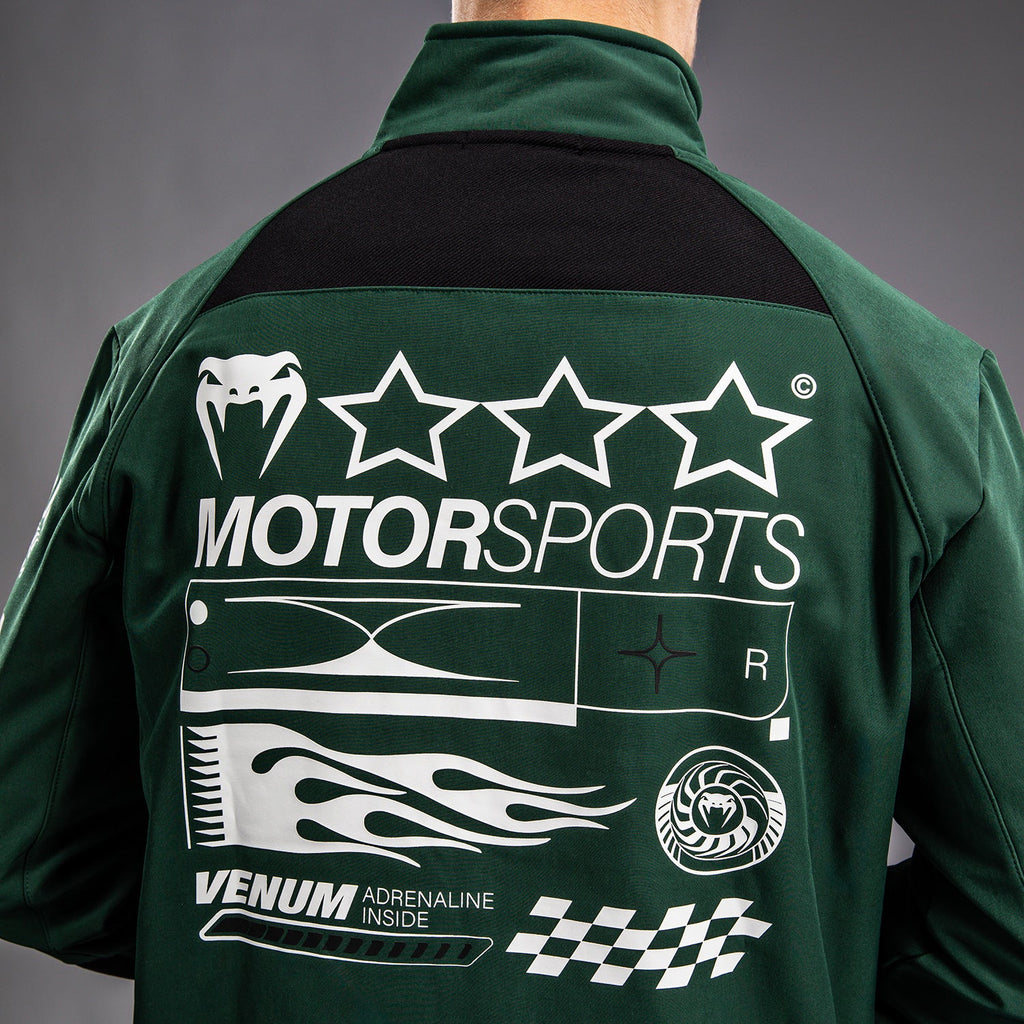 Bunda Venum Motorsport Softshell - Lesní hlubina
