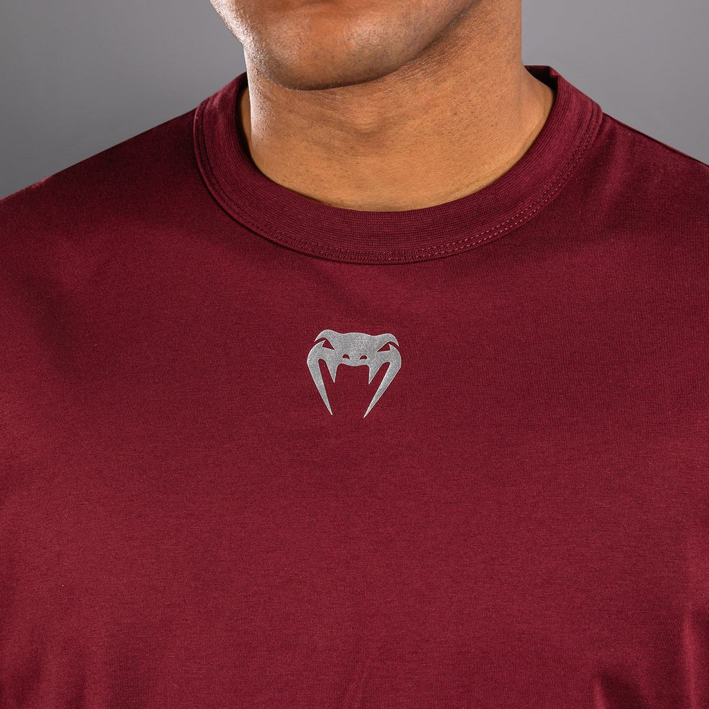 Pánské tričko s krátkým rukávem UFC Zenith by Venum Burgundy Authentic Fight Week