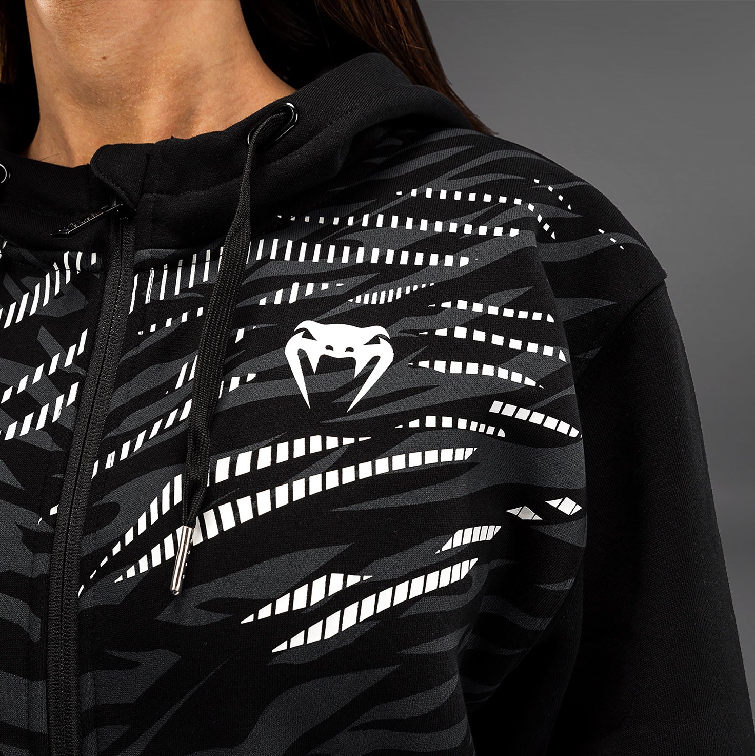 UFC Fusion od Venum Dámská replika mikiny na zip - Černá