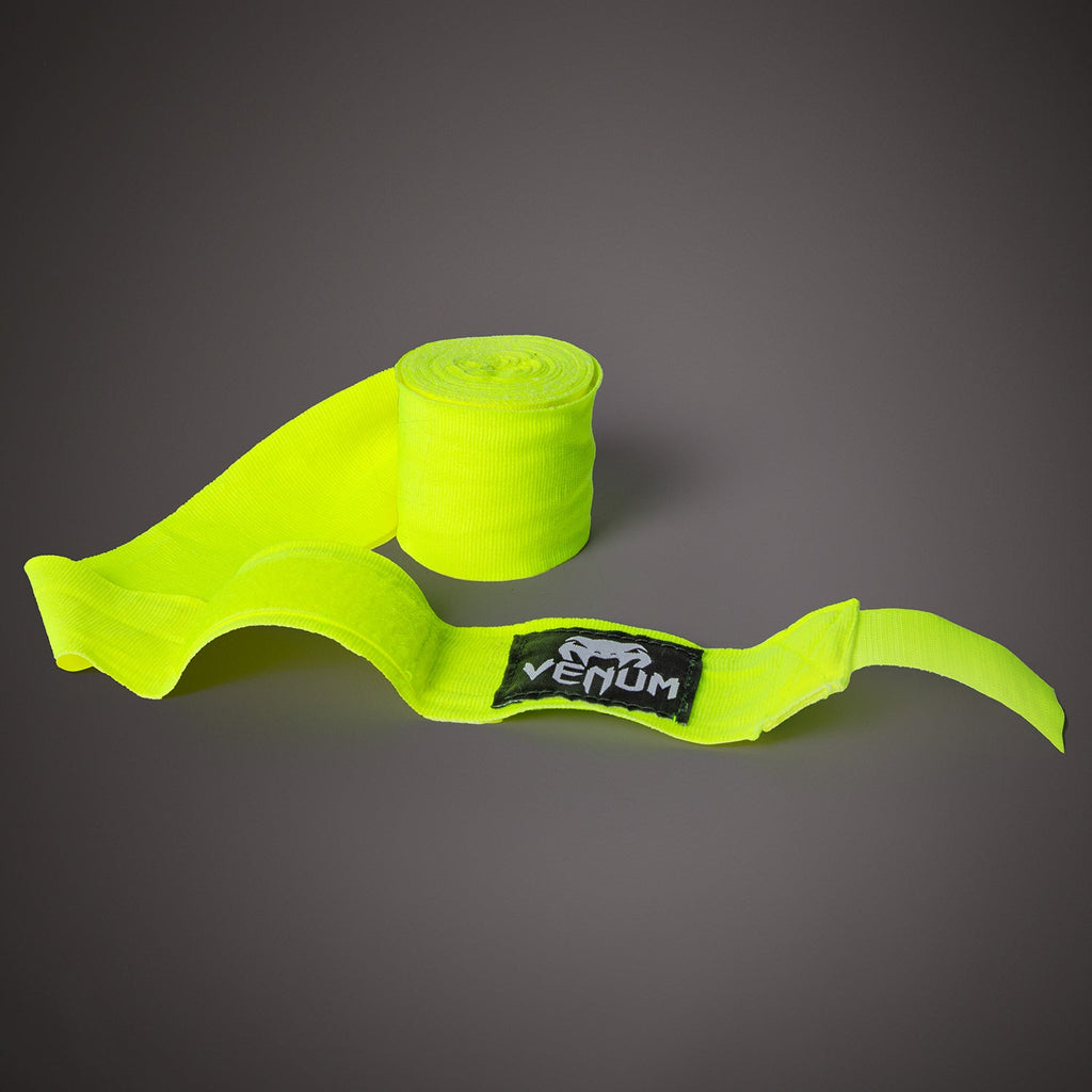 Venum Kontact boxerské bandáže - neonově žluté - 4m (157 palců)