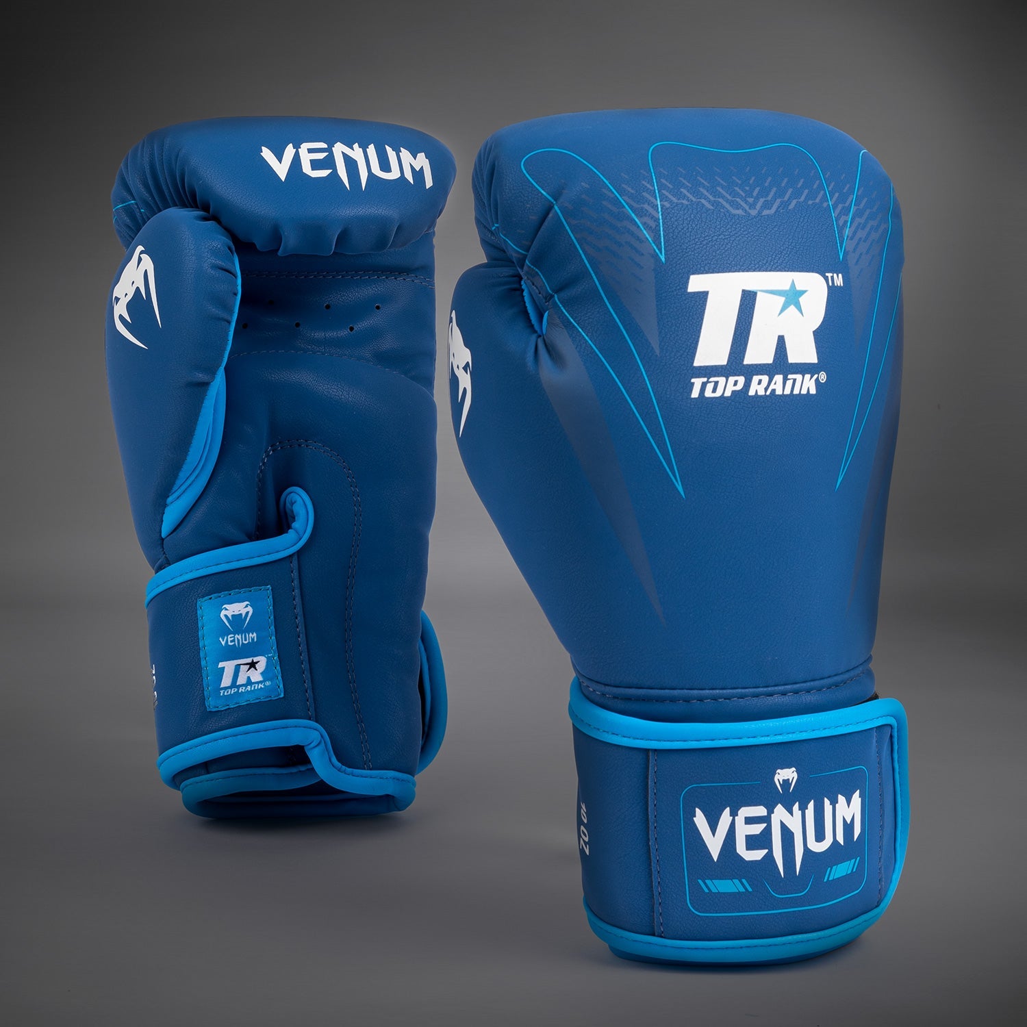 Venum x Top Rank Original Boxerské rukavice - Navy Blue