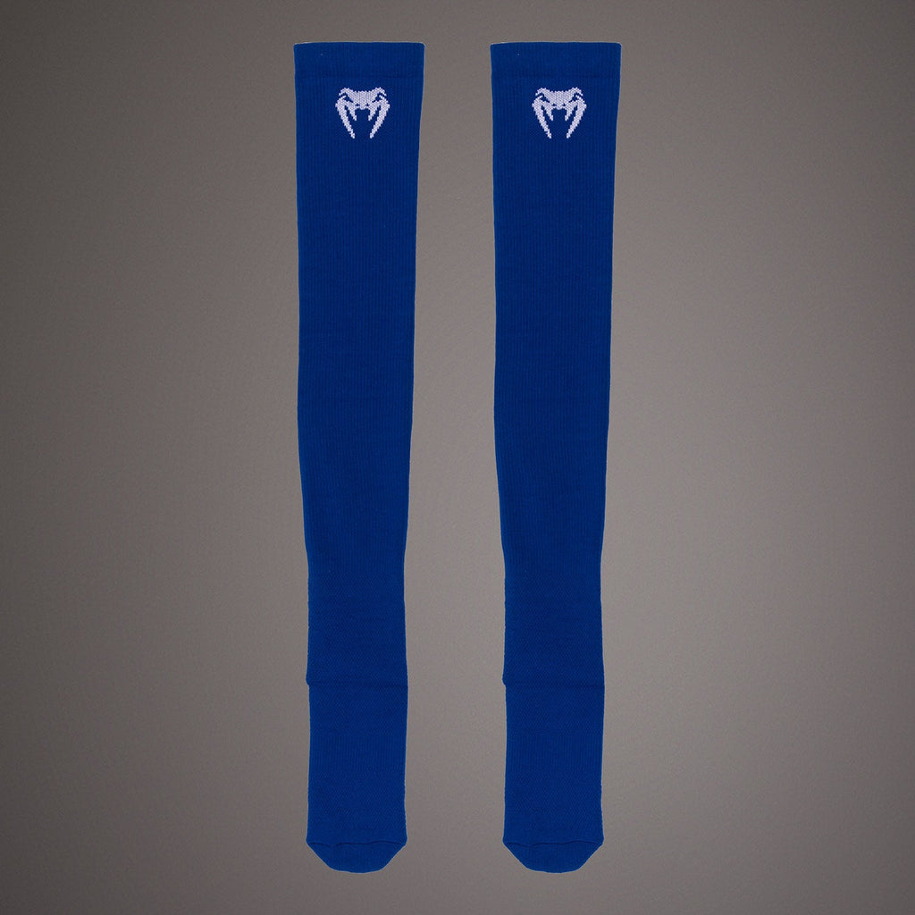 Venum Elite Performance Dlouhé Ponožky - Královská Modrá/Bílá