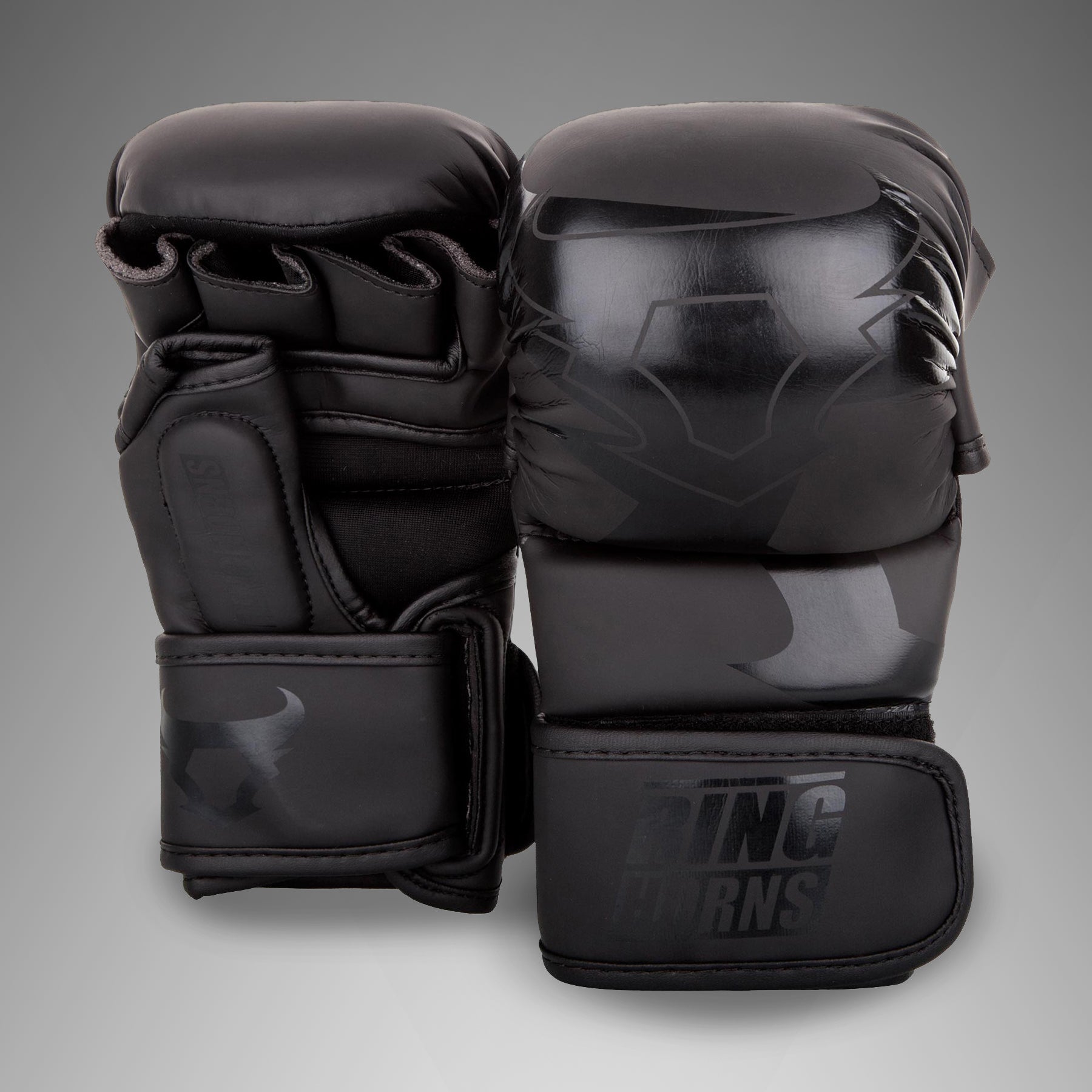 Ringhorns Charger Sparring Gloves - Black/Black