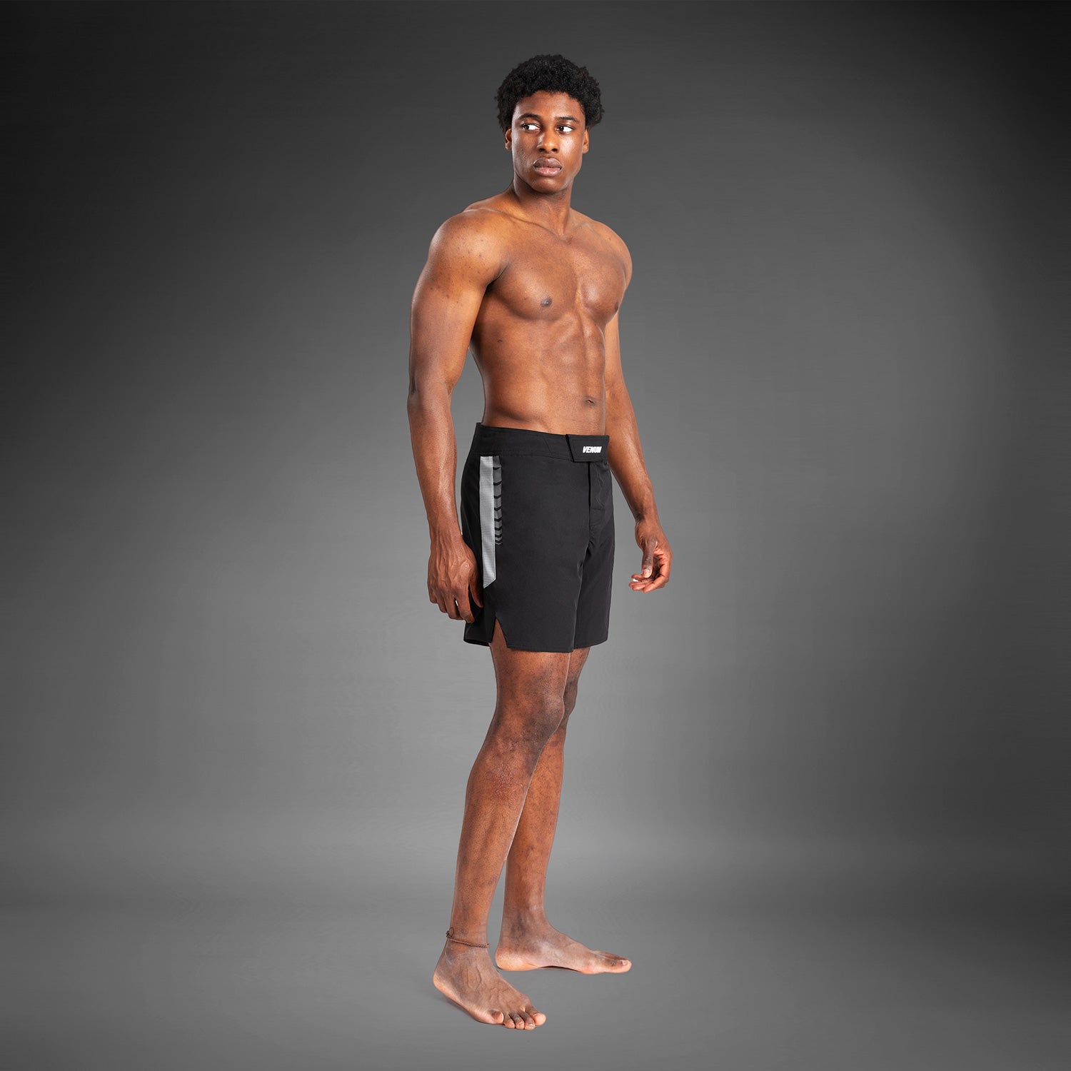 Pánské bojové kraťasy Venum Tempest - Černá/Šedá