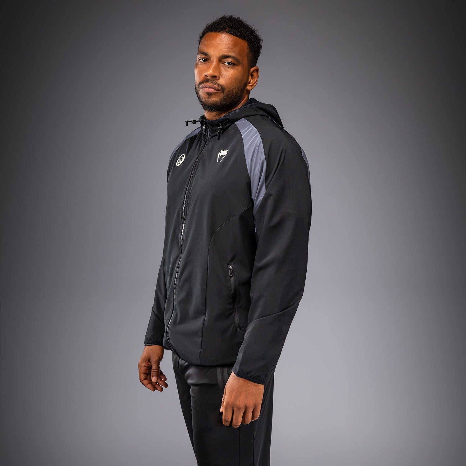 Venum x Roger Gracie Academy Bunda na zip - Černá