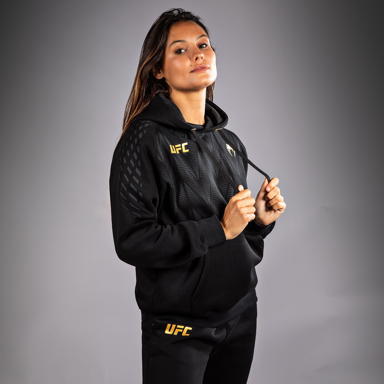 Dámská replika mikiny s kapucí UFC Zenith by Venum Champion Pullover Hoodie