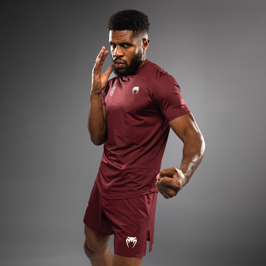 Pánské tričko Venum x Ares Dry-Tech - vínové