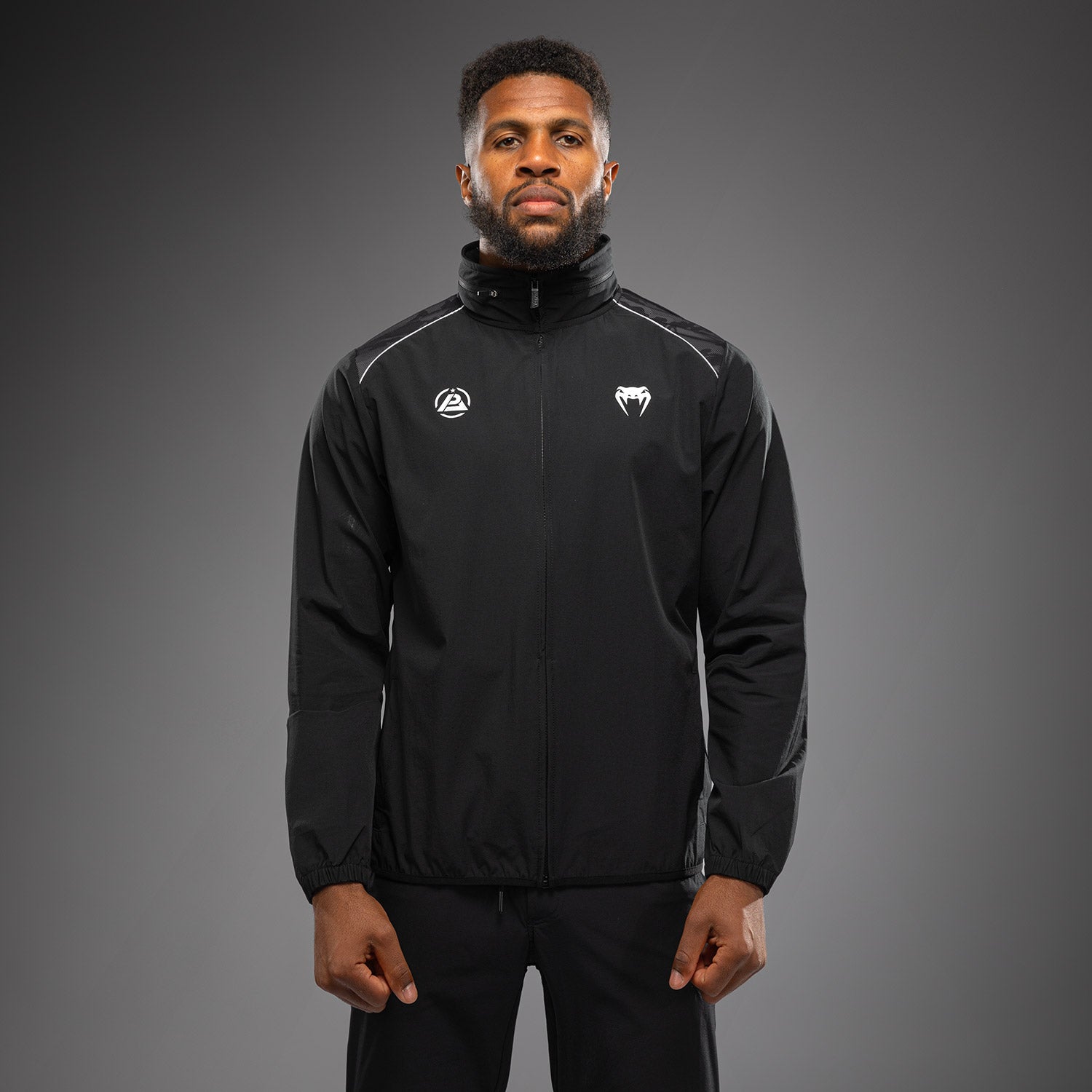 Venum x Polaris S Track Jacket - Černá/Bouřková šedá