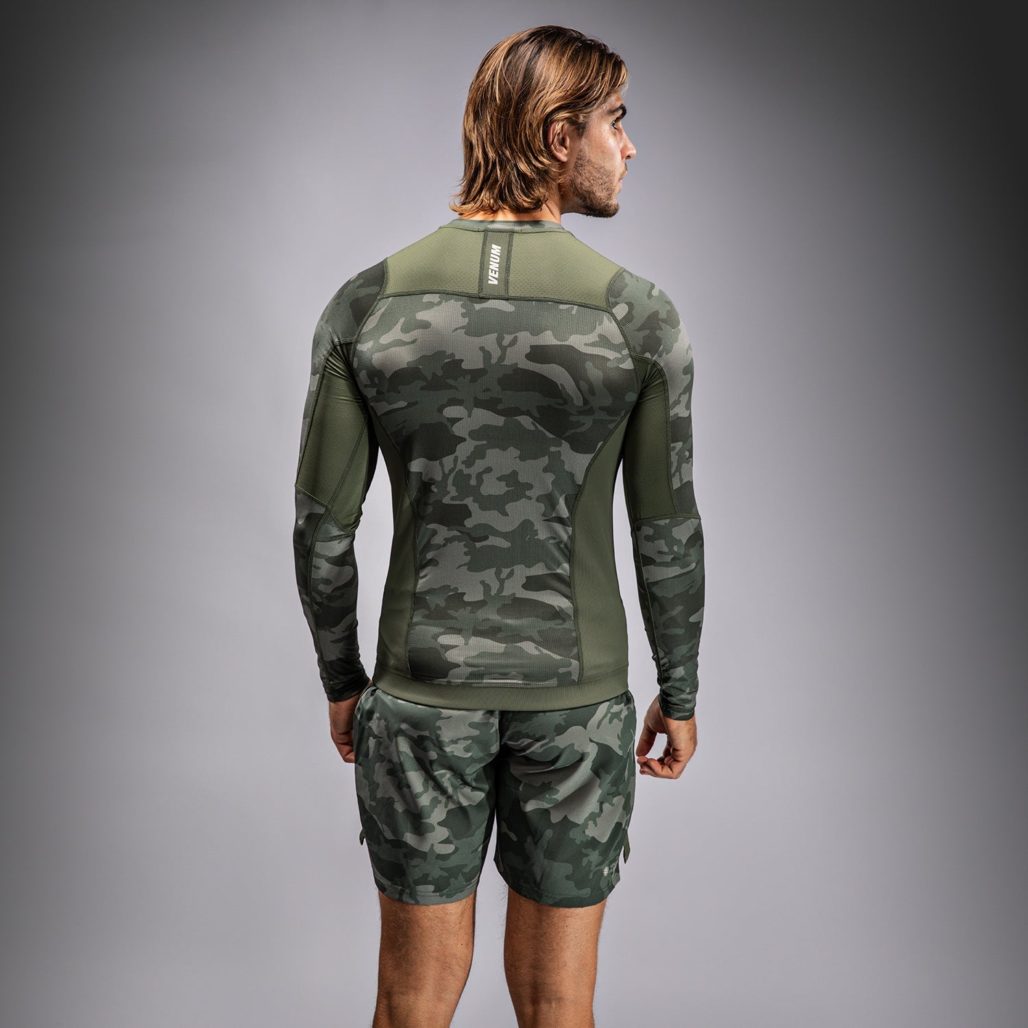 Pánský termo top s dlouhým rukávem Venum G-Fit Air - Army Camo