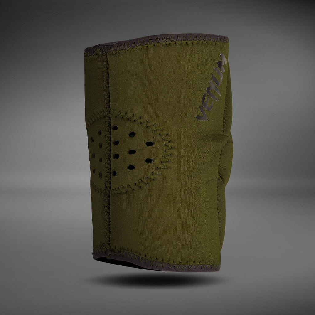 Venum Kontact Gelové chrániče kolen - Khaki/Černá