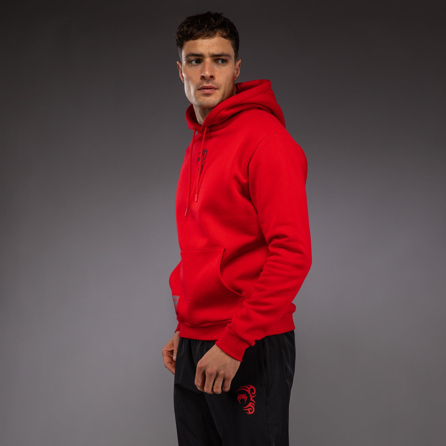 Venum x Mike Tyson Tiger Mikina - Intenzivní červená/Hluboká černá