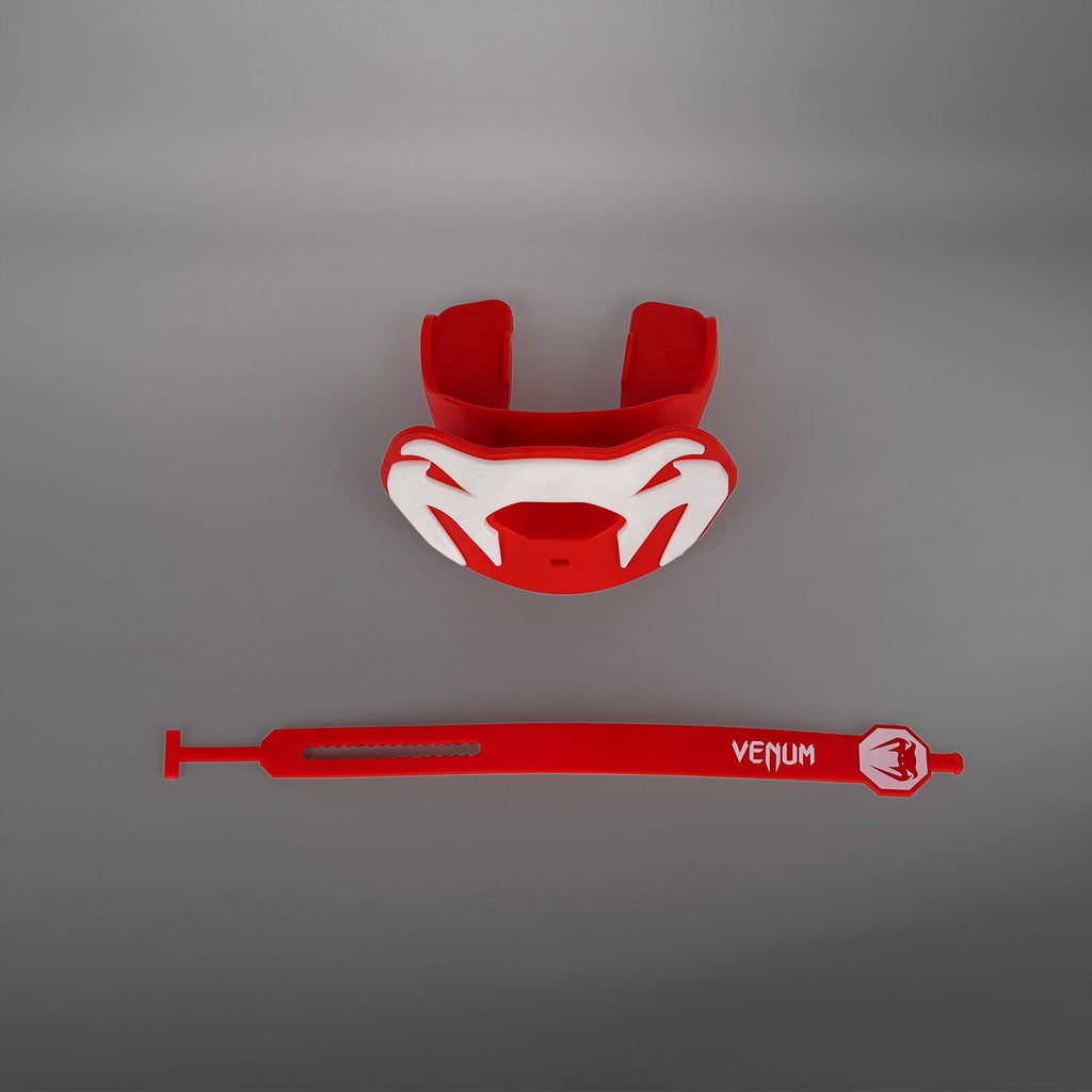 Venum Elite Lipguard Logo Edition - Červená/Bílá