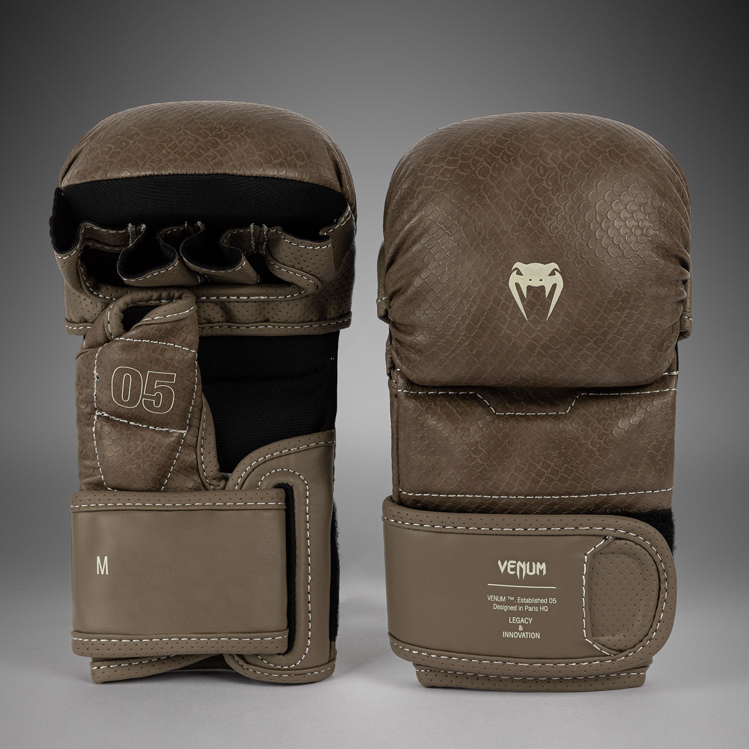 Venum Impact Evo Scales MMA Sparring Gloves - Brown