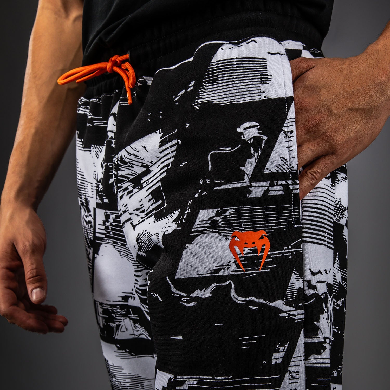 Pánské kalhoty UFC Zenith by Venum White Authentic Fight Week