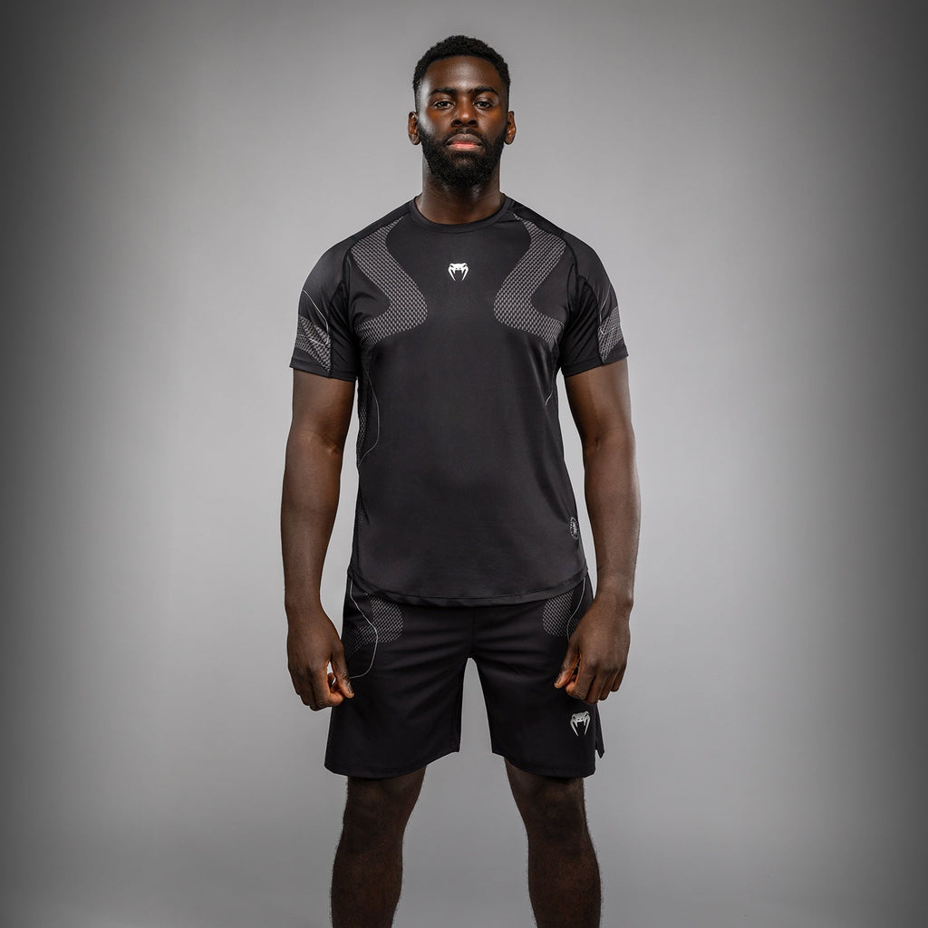 Venum Nexus Dry-Tech Tričko - Černá/Stříbrná