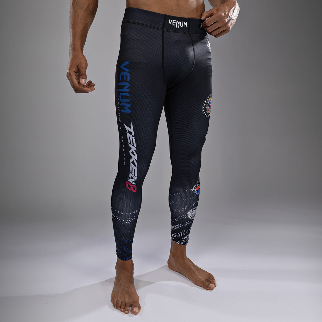 Venum x TEKKEN 8 - Paul Phoenix Spats - Černá/Modrá