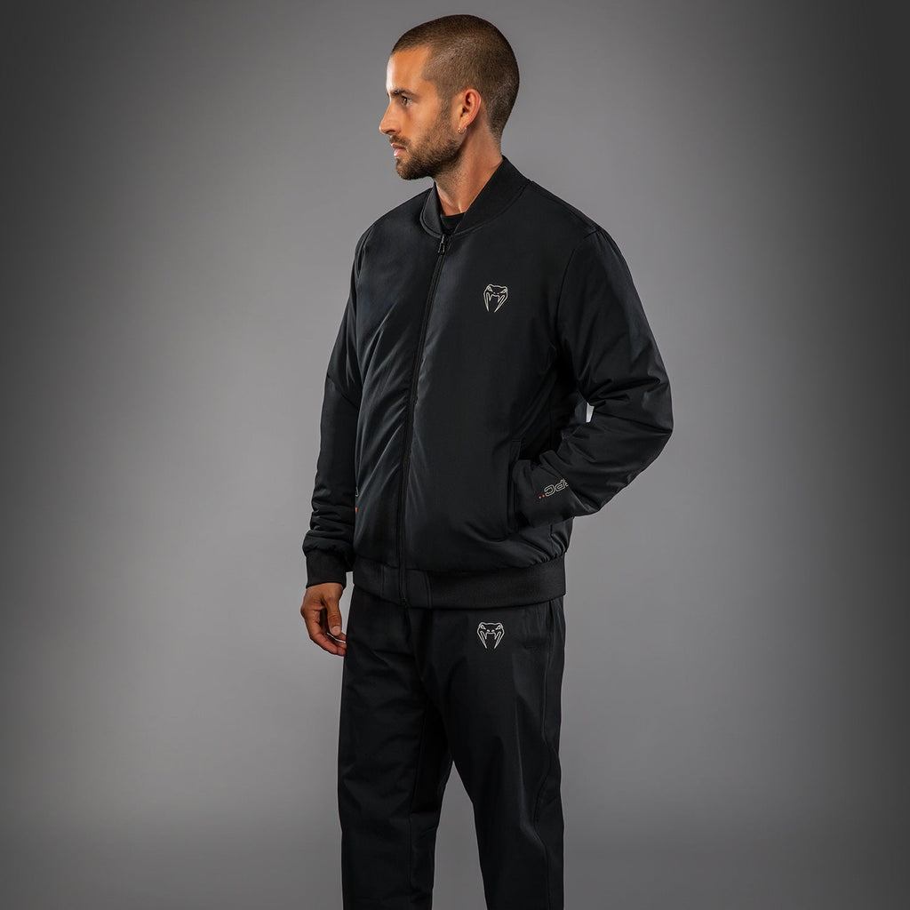 Venum Eclipse Bomber Jacket - Černá/Slonová kost