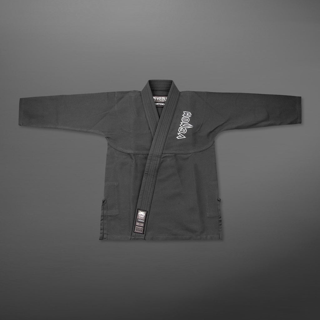 Venum Contender Kids BJJ Gi (Free white belt included) - Grey