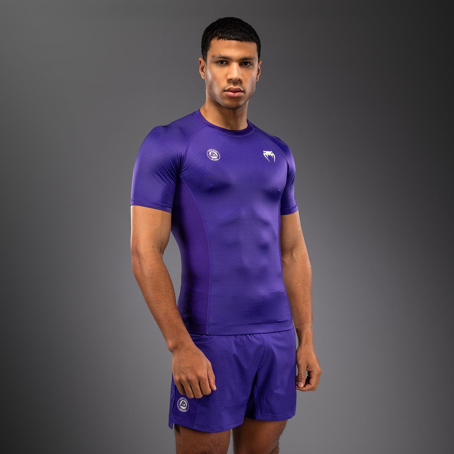 Venum x Roger Gracie Academy Tričko s krátkým rukávem - Fialová
