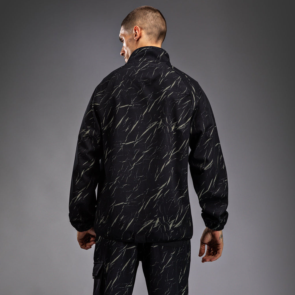 Venum Trooper Pánská bunda se zapínáním na zip - Černá/Písková