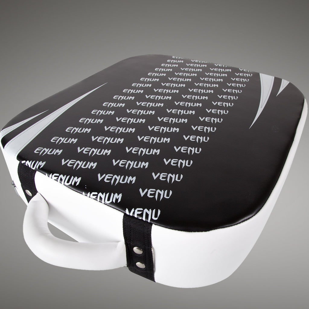 Venum Absolute Square Kick Shield - Koženka Skintex - Černá/Led