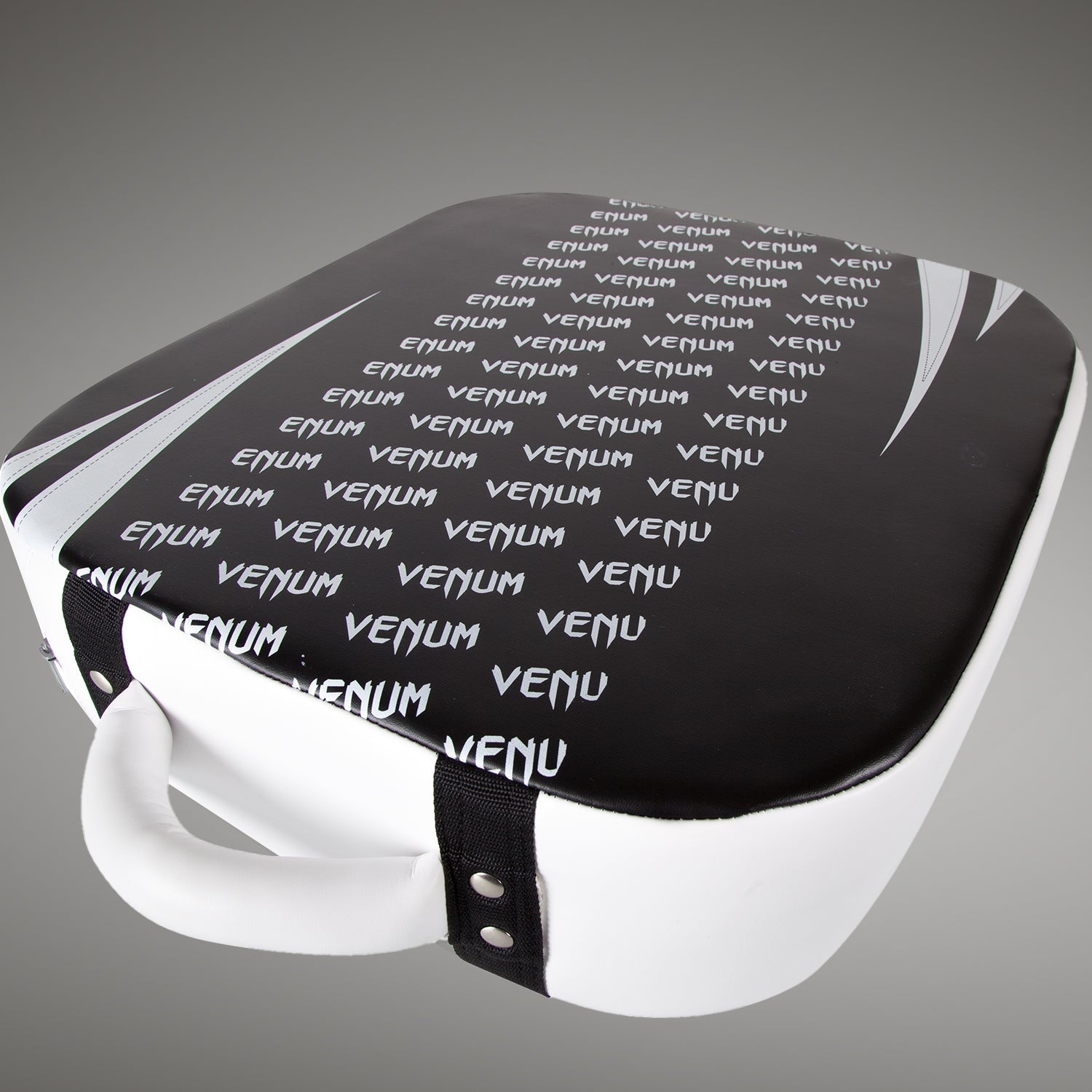 Venum Absolute Square Kick Shield - Koženka Skintex - Černá/Led