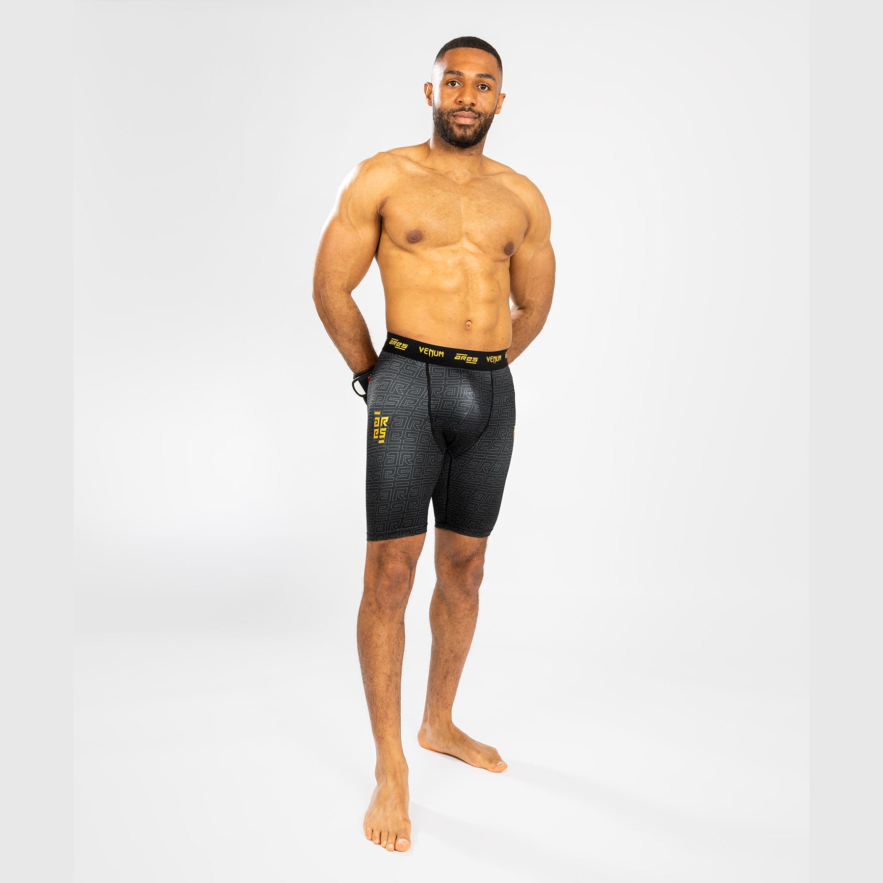 Venum x Ares Pánské Kraťasy Vale Tudo - Černá/Zlatá