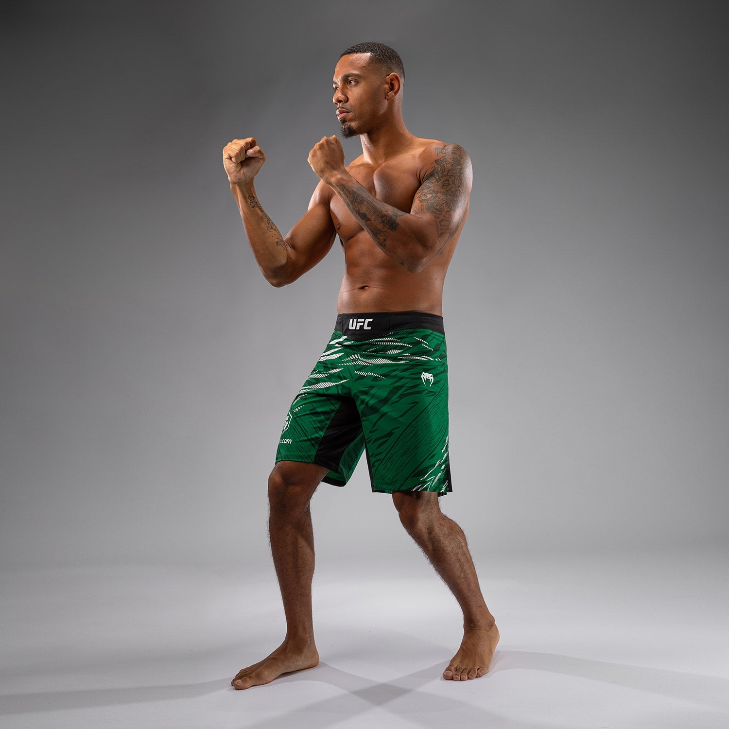 UFC Fusion by Venum Pánské Zápasové Kraťasy Authentic Fight Night - Dlouhý Střih - Zelená