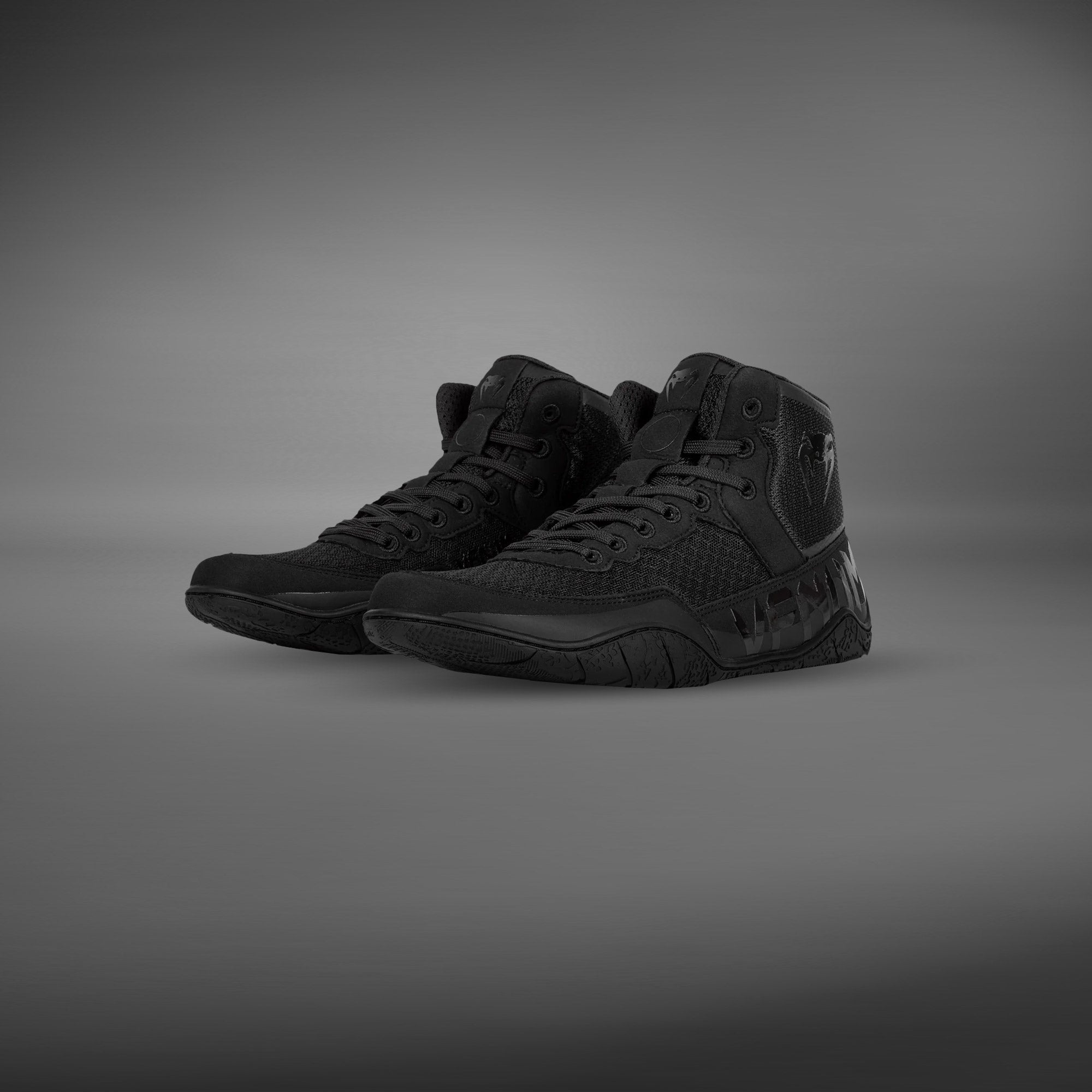 Venum Elite Zápasnické boty - Černá/Černá