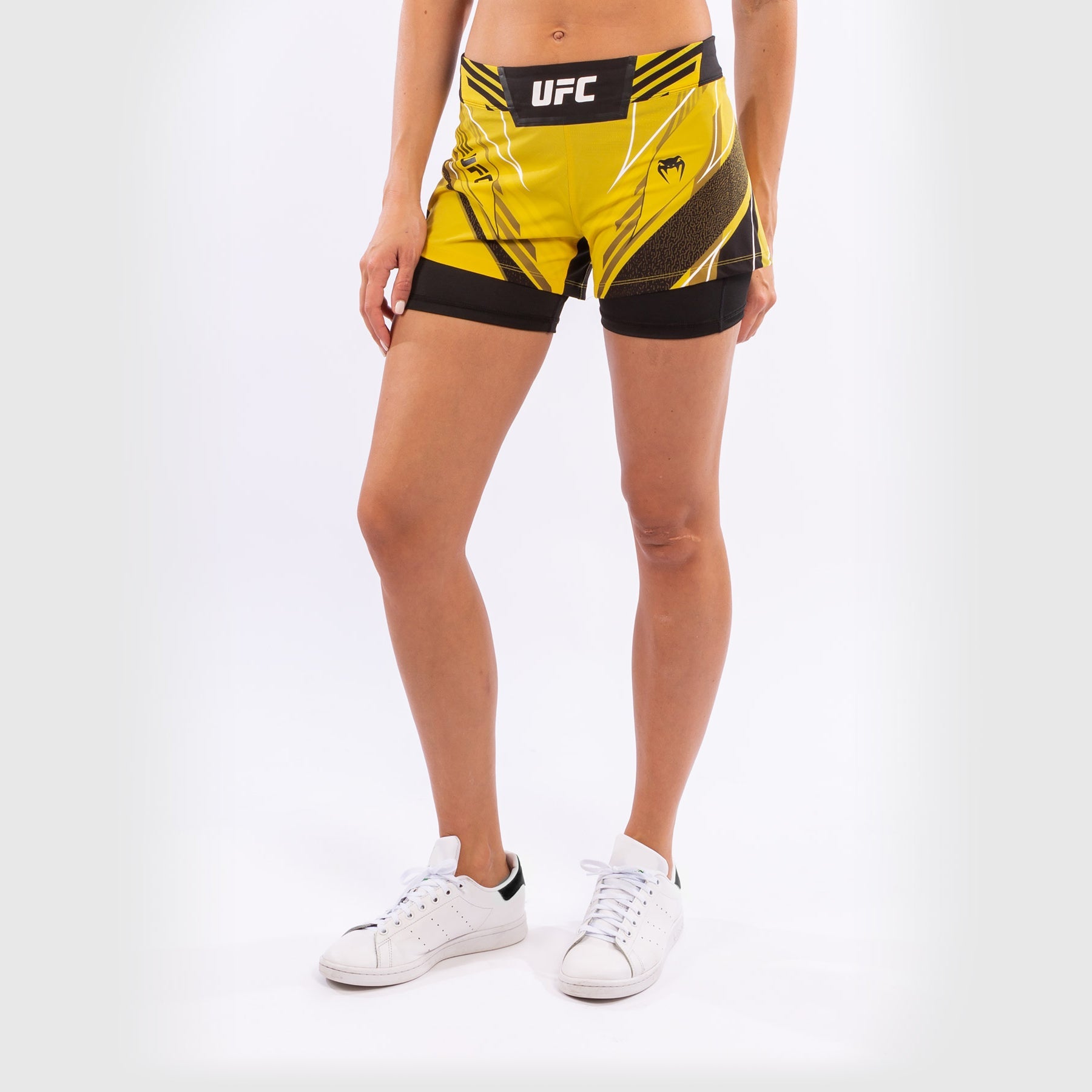 Dámské kraťasy UFC Venum Authentic Fight Night - krátký střih - žluté