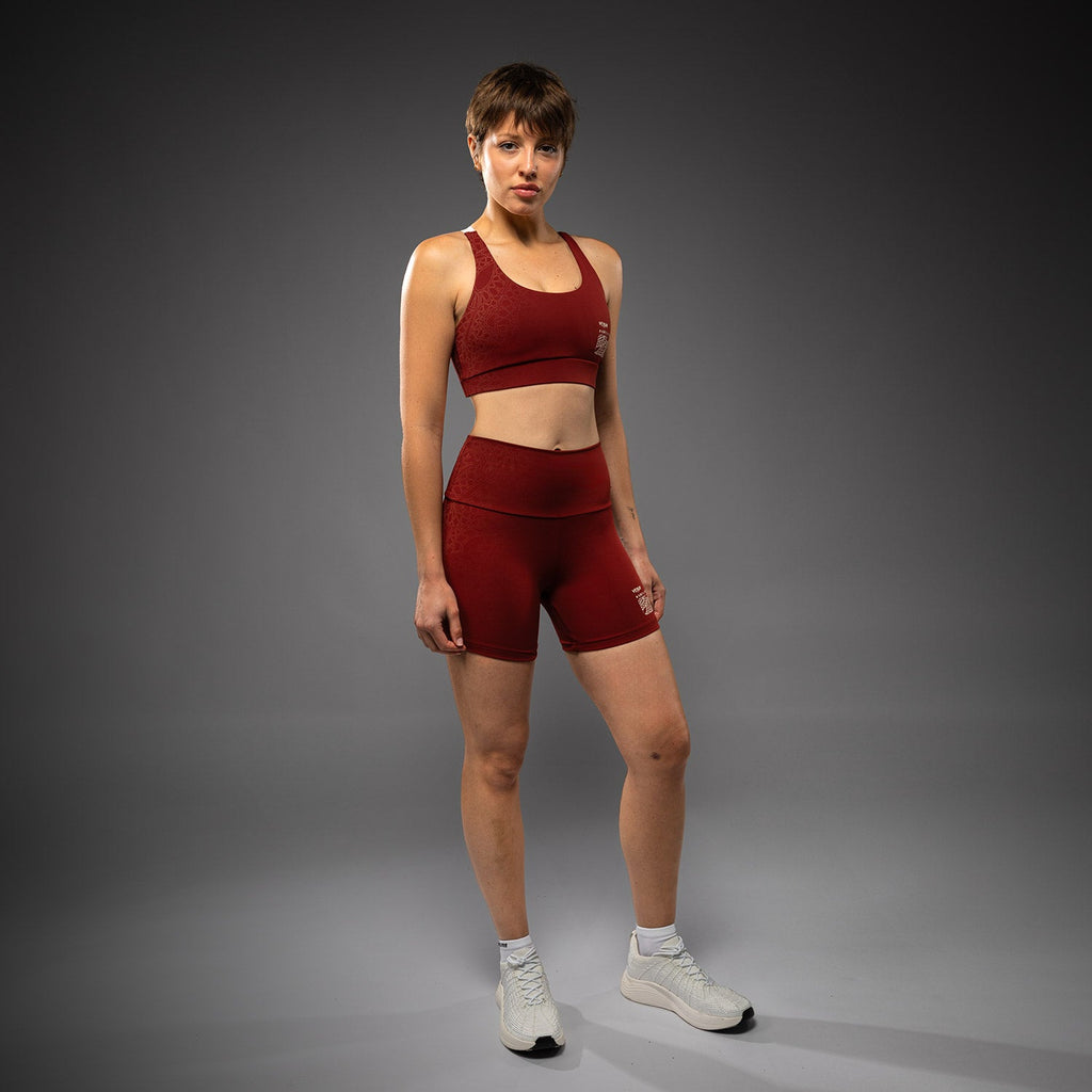 Venum Serpenti Dámské Kraťasy Vale Tudo - Vínová/Slonová kost