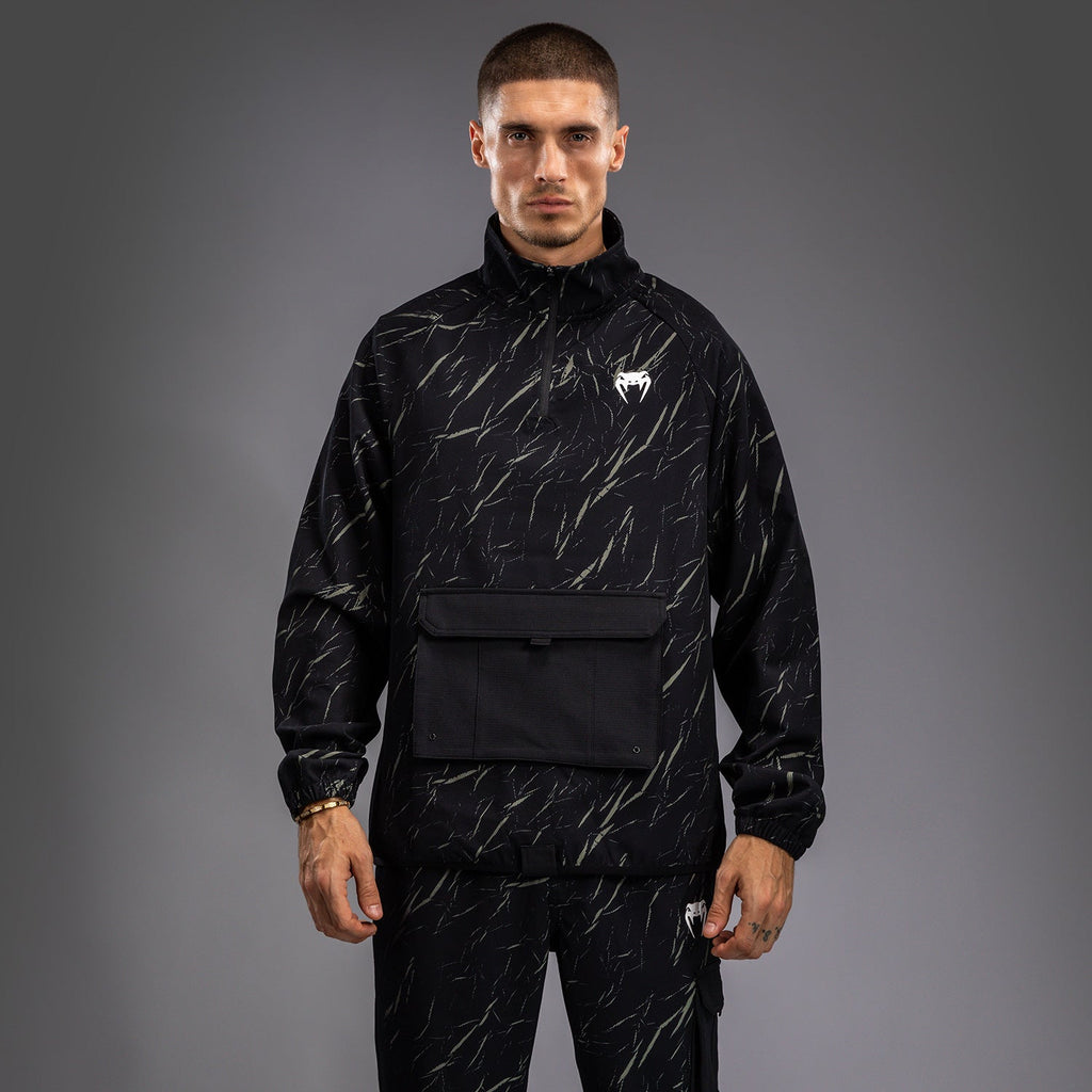 Venum Trooper Pánská bunda se zapínáním na zip - Černá/Písková