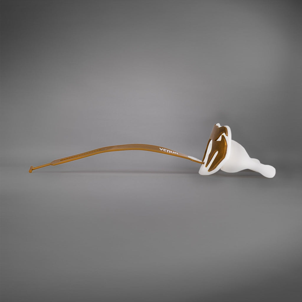 Venum Elite Lipguard Logo Edition - Bílá/Zlatá