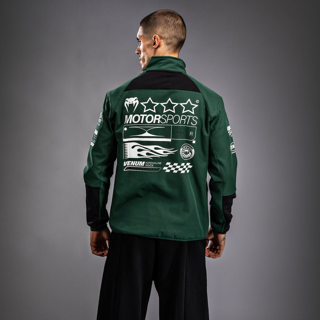 Bunda Venum Motorsport Softshell - Lesní hlubina