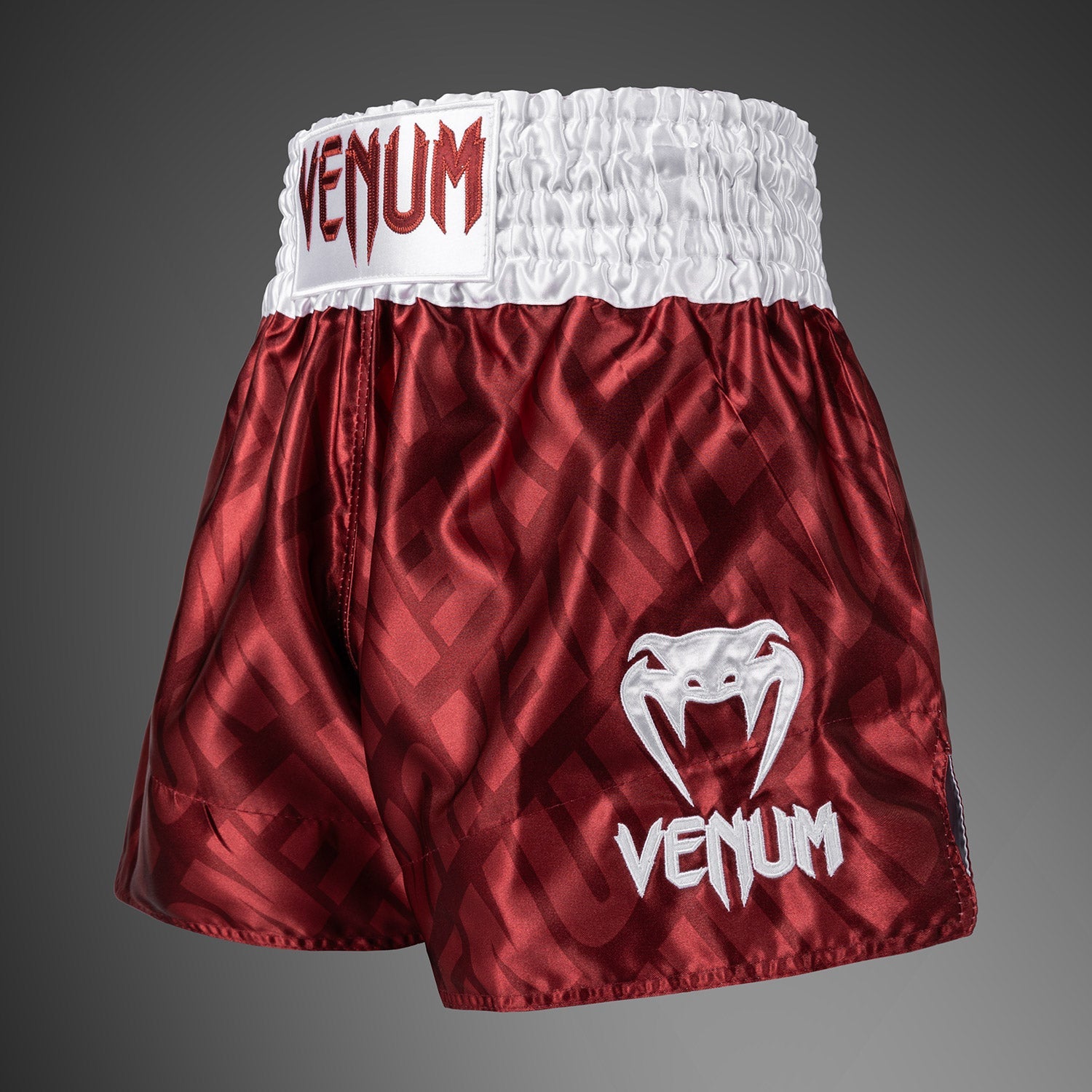 Venum Contender XT Muay Thai Kraťasy – Cherry Red/White