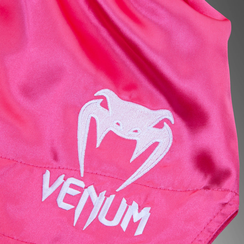 Venum Classic Muay Thai Short - Růžová/Bílá