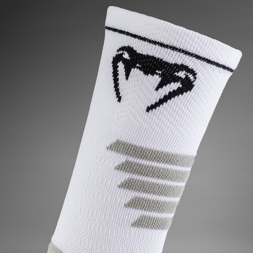 Ponožky Venum Elite Performance Crew - bílá/černá