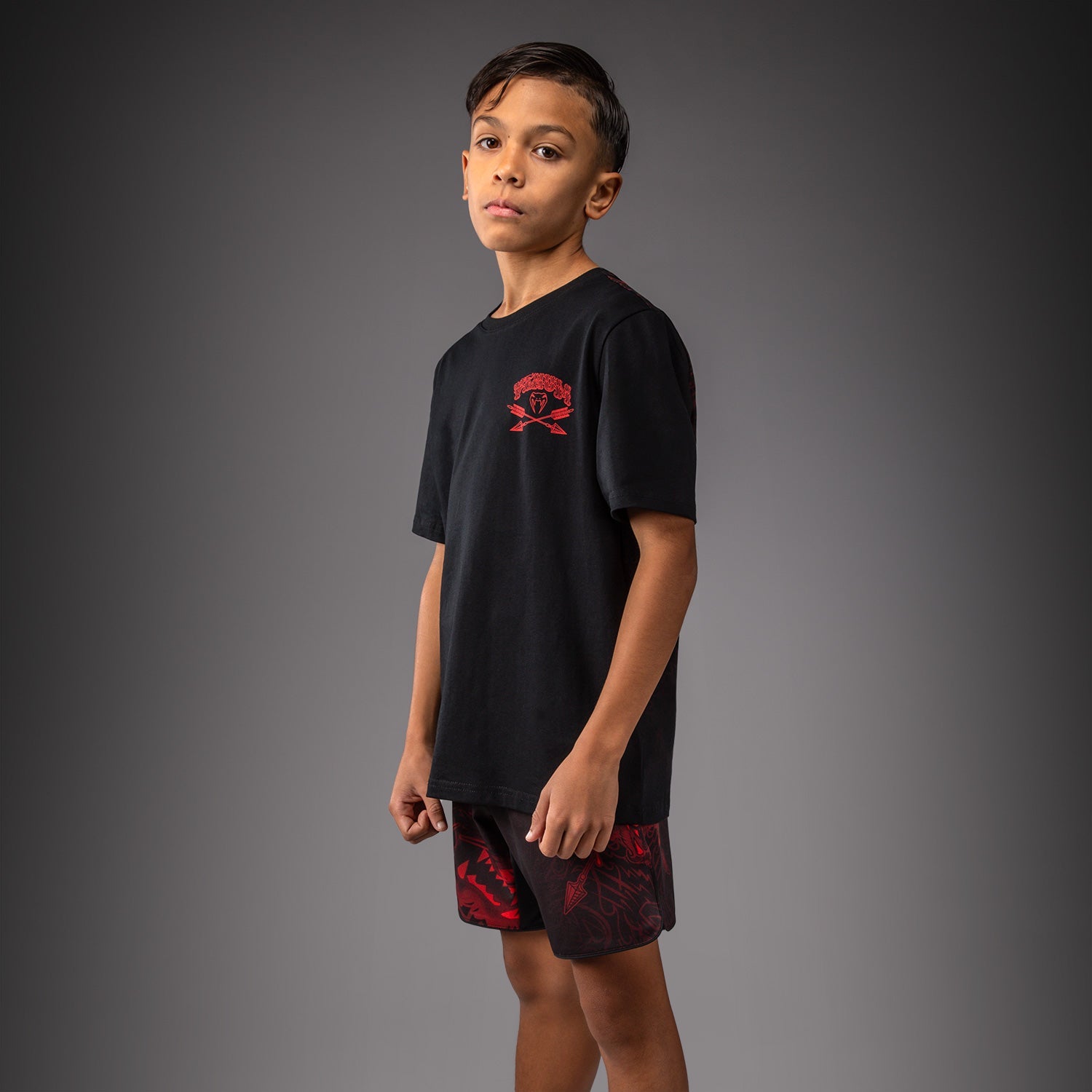 Venum Wolf Atak Dětské Tričko - Černá/Červená