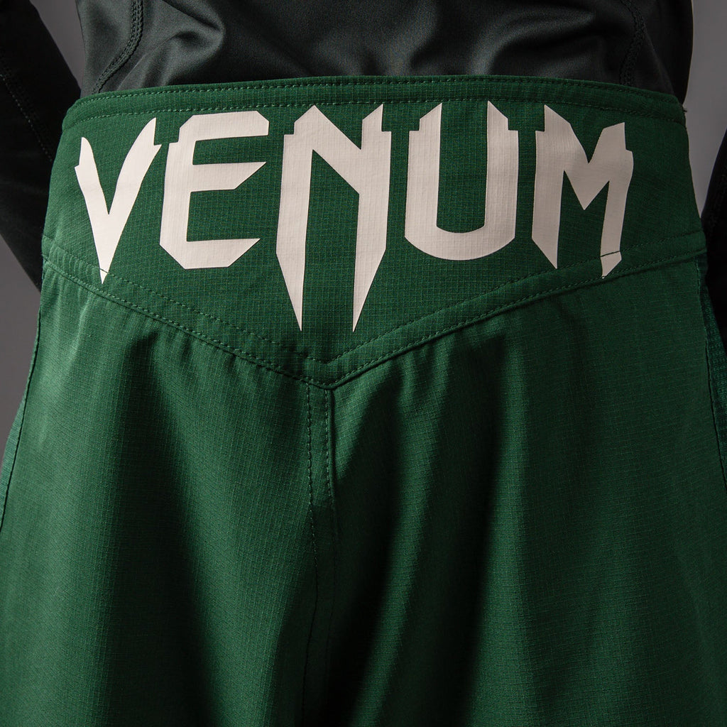 Venum Attack Dětské Fightshorts - Lesní Zelená/Off White