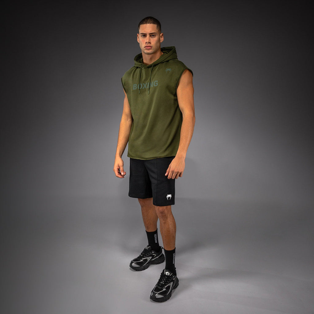 Venum Boxing VT Bezrukávová Mikina - Vojenská Zelená