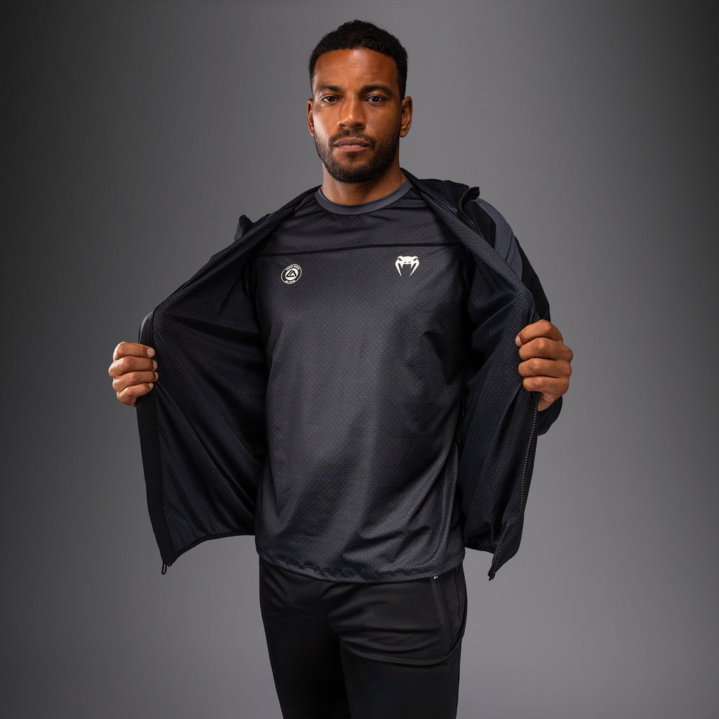 Venum x Roger Gracie Academy Bunda na zip - Černá