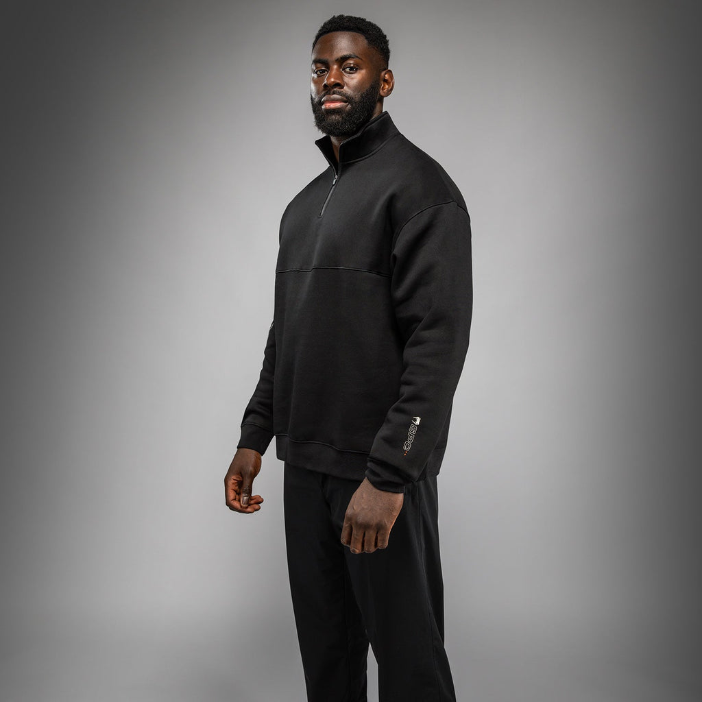 Venum Eclipse Mikina se zapínáním na půl zip - Černá/Slonová kost