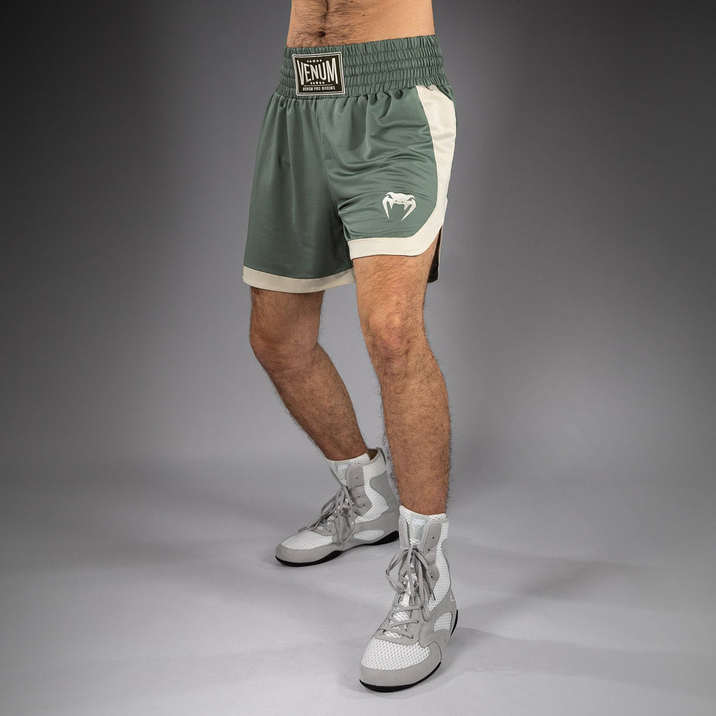 Venum Classic Boxing Shorts - Aqua Green/Ivory