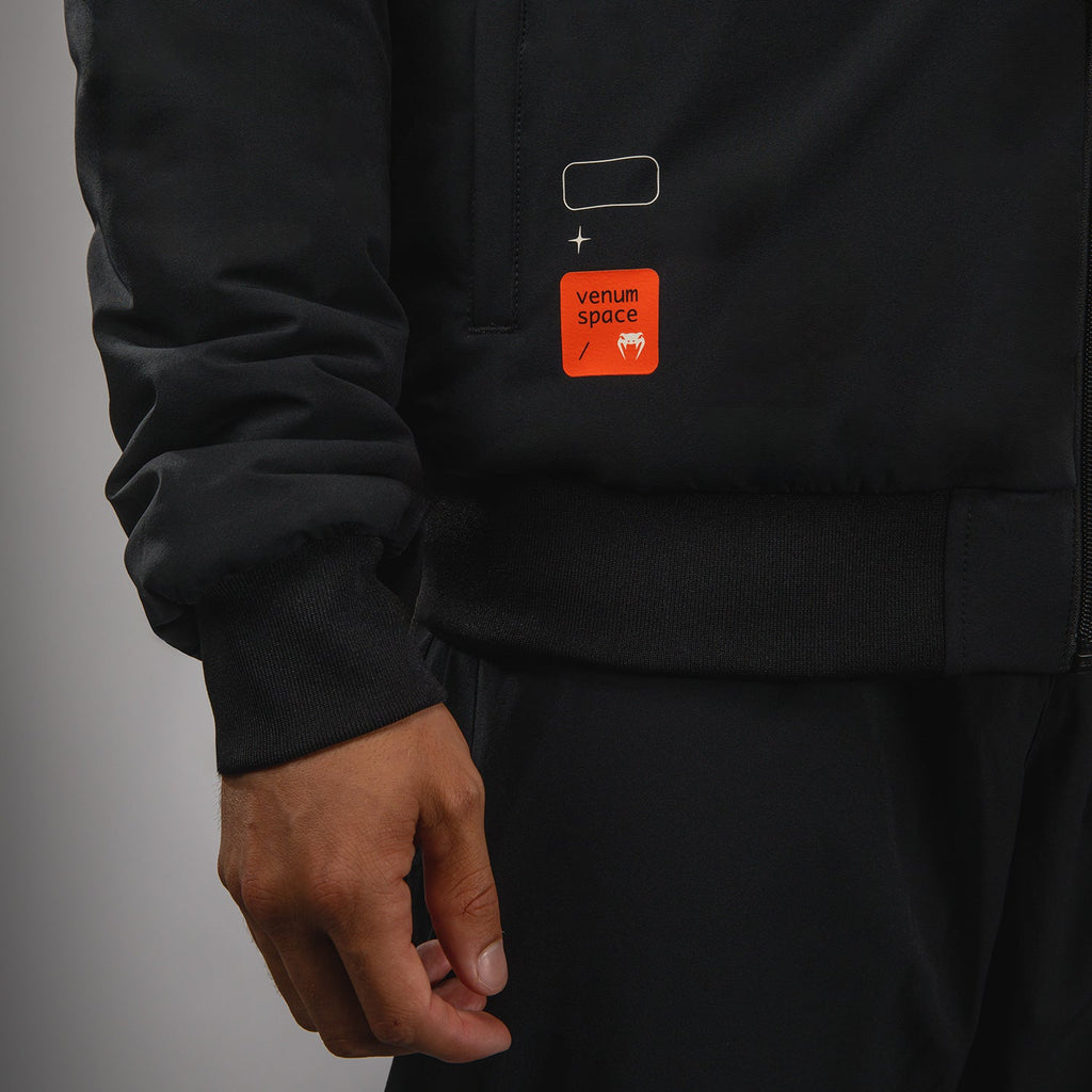 Venum Eclipse Bomber Jacket - Černá/Slonová kost