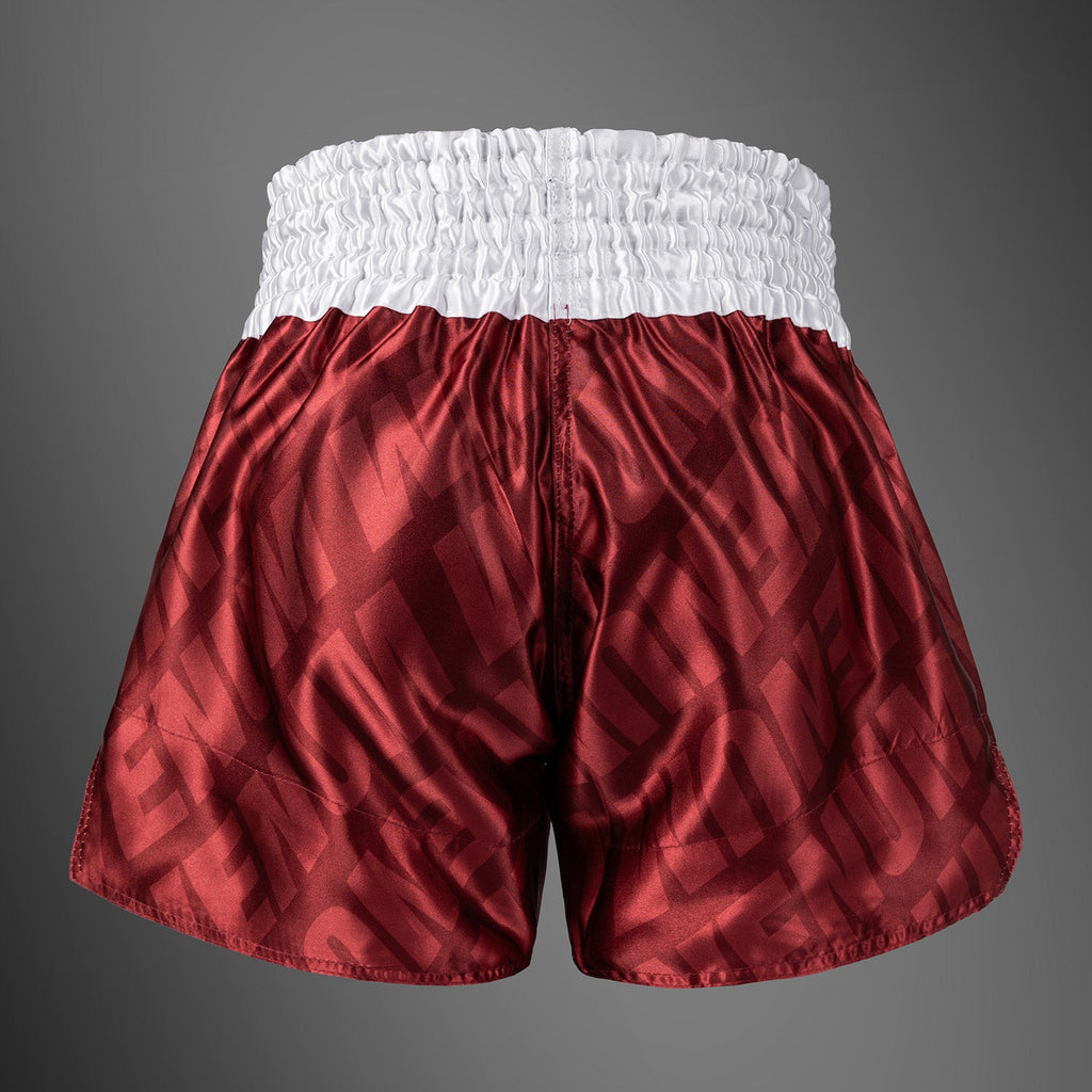Venum Contender XT Muay Thai Kraťasy – Cherry Red/White