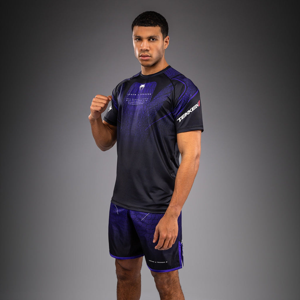 Venum x TEKKEN 8 Dry-Tech Tričko - Kazuya - Černá/Fialová