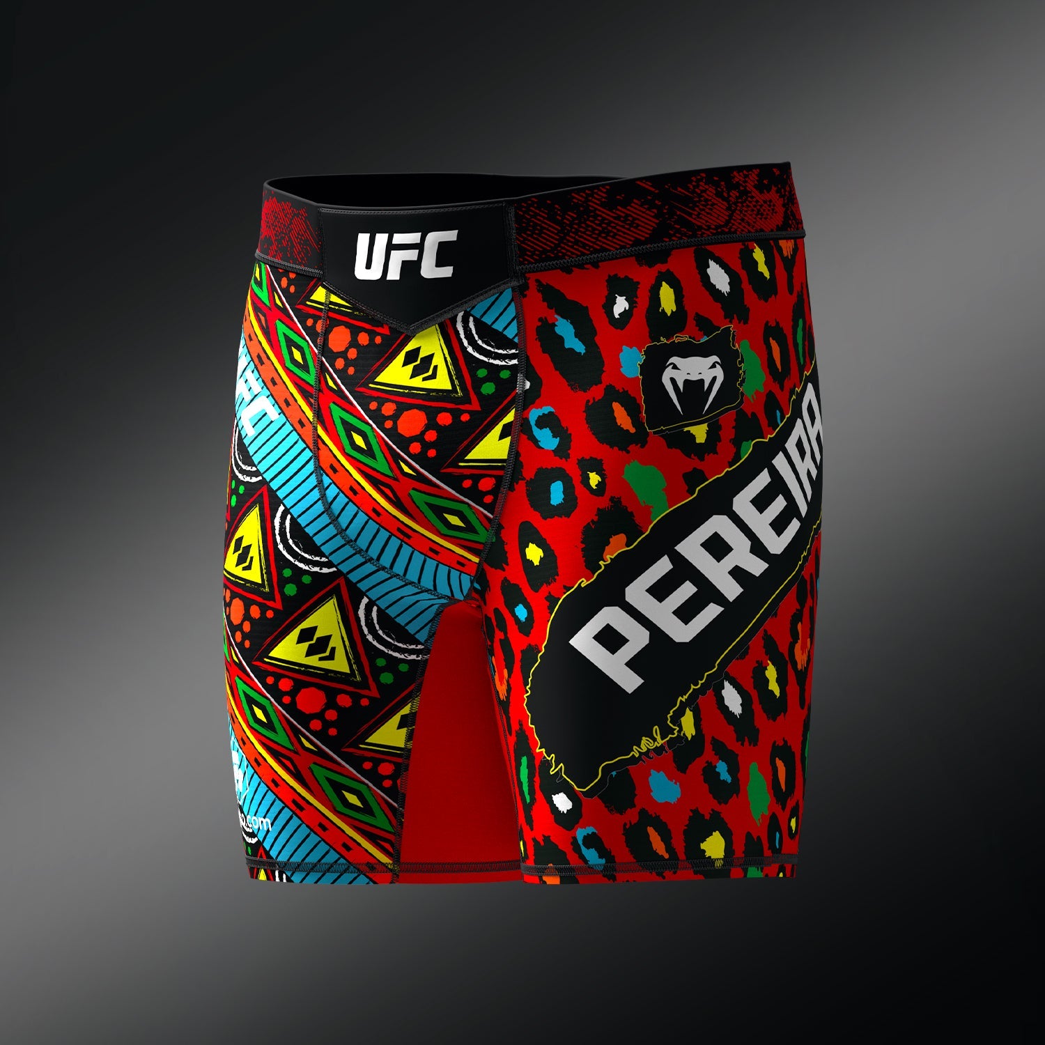 Pánské Vale Tudo šortky UFC Unrivaled by Red Venum Alex Pereira Second Edition